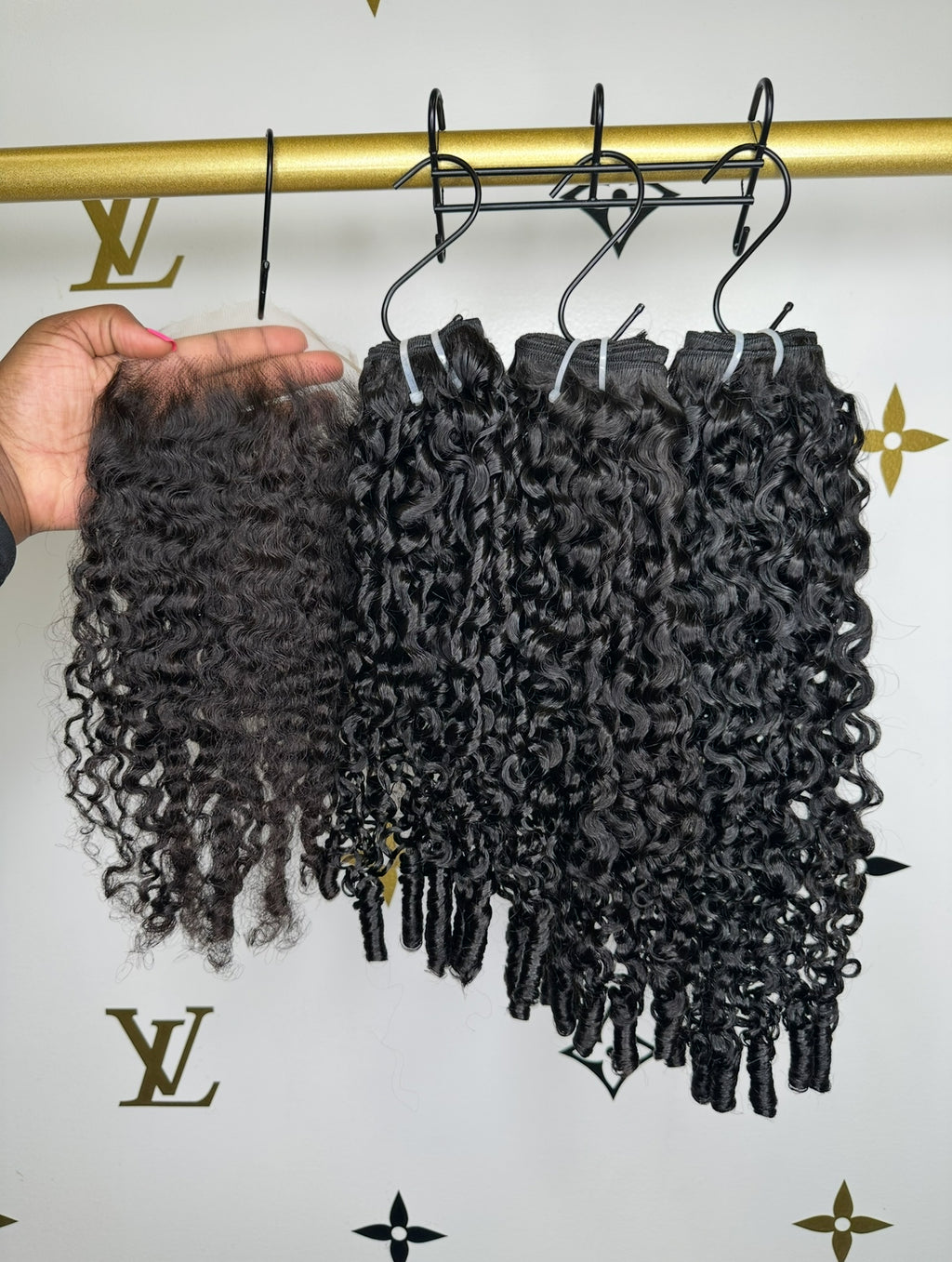 Raw Burmese Spiral Curly HD Closure