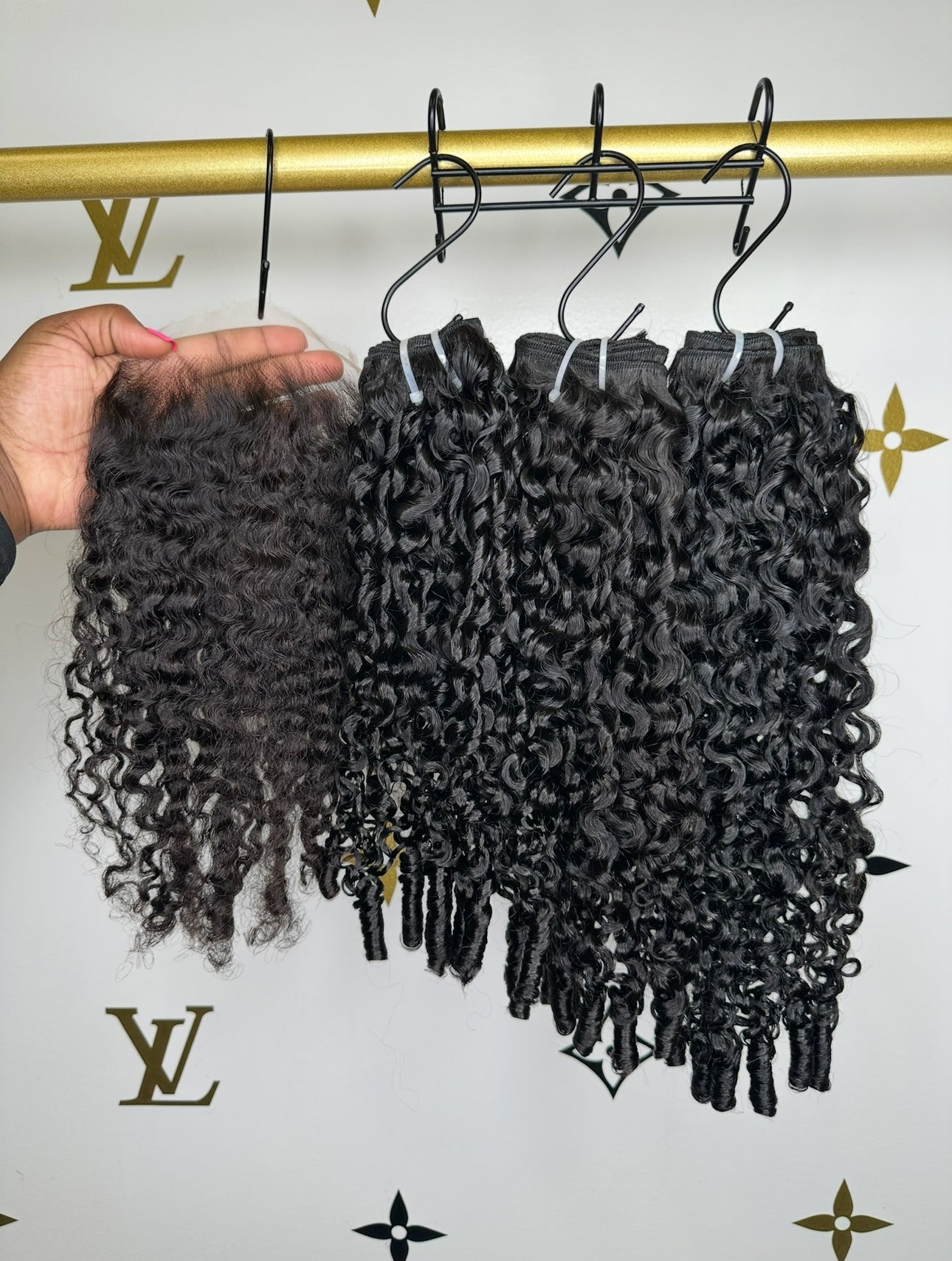 Raw Burmese Spiral Curly HD Closure