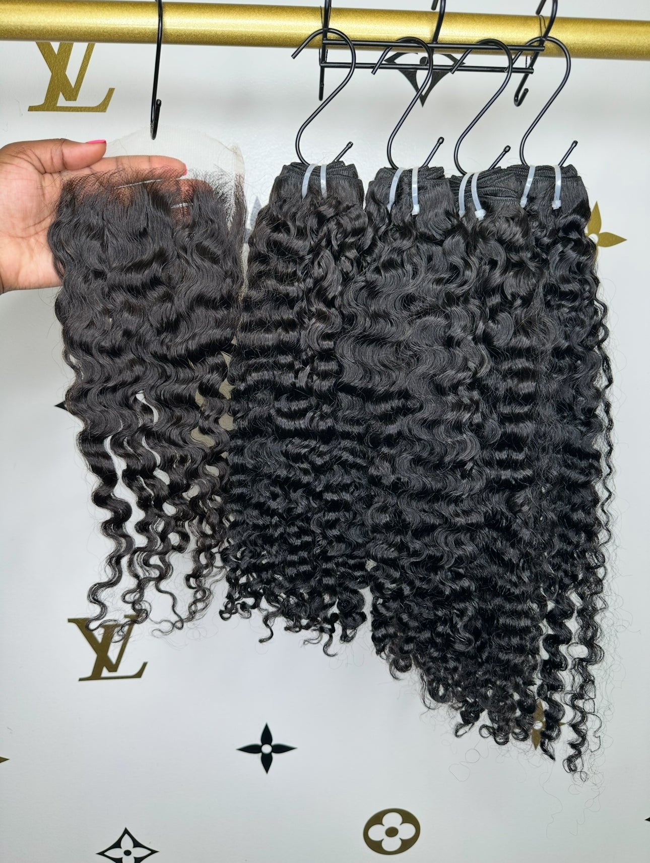 Raw Burmese Curly HD Closure